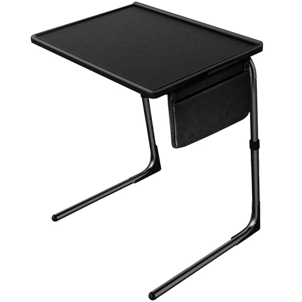 TV Tray Table, Folding TV Dinner Table Comfortable Folding Table with 3 Tilt Angle Adjustments for Eating Snack Food, Stowaway Laptop Stand 1 Pack