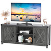 Console Cabinet for TVs up to 65 Inch W/Media Shelves, Farmhouse TV Stand Style Entertainment Center for Soundbar/Other Media, Barn Door TV Stand with Storage for Living Room, APRTS02D