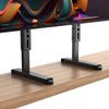 TV Stand Steel TV Legs for Most 37–80 Inch Flat or Curved TVs up to 99 lbs, Height Adjustable TV Feet Suitable for Soundbar, Universal Tabletop TV Stand Base Max VESA 800 x 400mm, PGTVS20