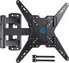 Full Motion TV Wall Mount for Most 26-60 inch TVs with Swivel, Tilt, Extension, Single Stud Articulating TV Mount Bracket, Holds up to 77 lbs, Max VESA 400x400mm, PIMF11