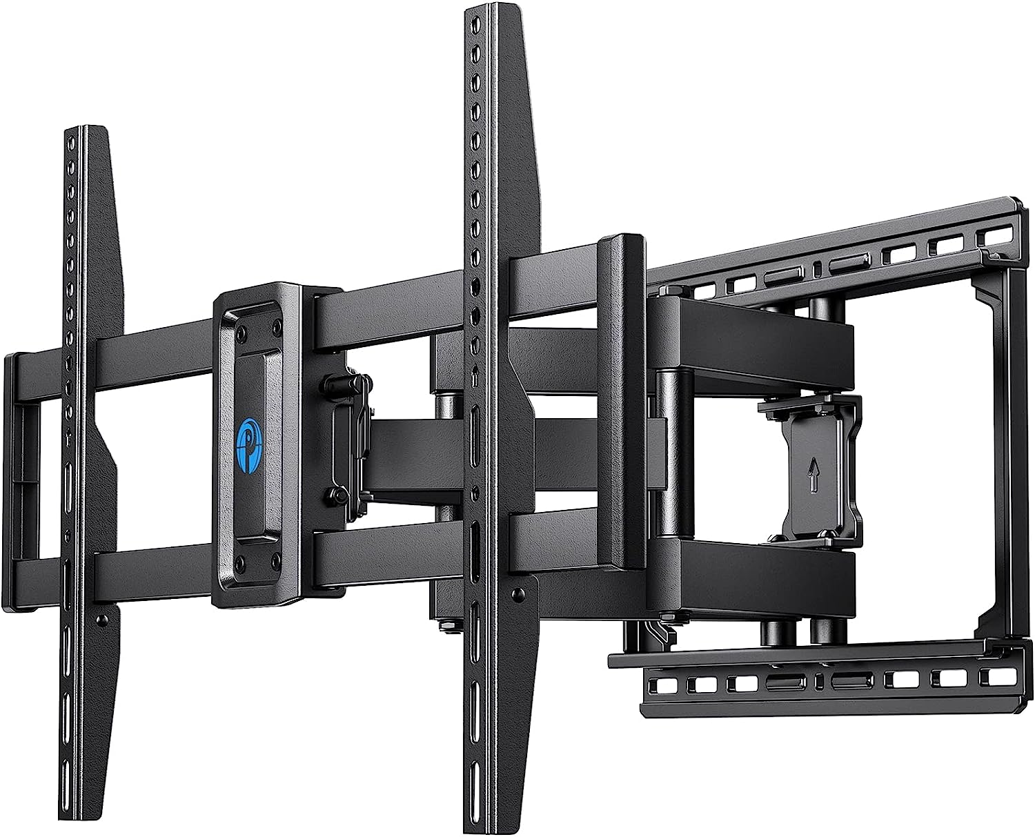 Full Motion TV Wall Mount for 37-75 inch LED LCD OLED TVs, Swivel TV Mount Wall Bracket Dual Articulating Extension Arms, Max VESA 600x400mm Holds up to 100lbs, Fits 8/12/16