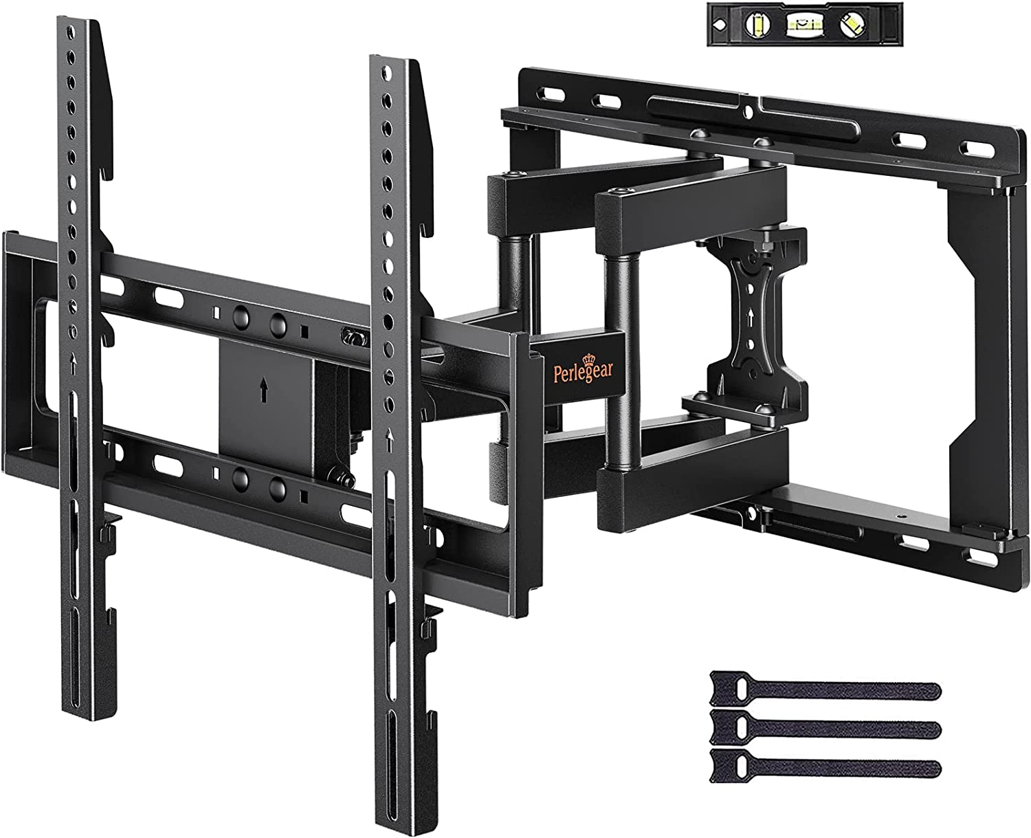 Full Motion TV Wall Mount for 26-65 inch TVs, TV Bracket Supports Swivel Articulating Level Extension Tilt Arms, Max VESA 400x400mm up to 99lbs, 16